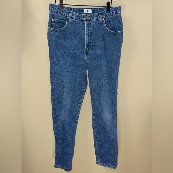 Vintage 90’s French Dressing Jeanswear Paris LightWash HighRise MomJeans Size 14 - Picture 1 of 6